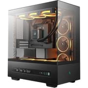 DeepCool CH690 DIGITAL Mid Tower w/ Semi-Glass Panel & Digital Display For Real-Time Monitoring Support 420mm Radiator & Rear Connector , Black product image