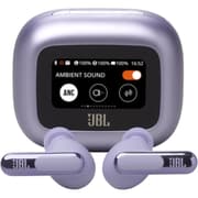 JBL Live Beam 3 Wireless Earbud Headphones, Up to 48 Hours Battery Life, Personi-fi 3.0, True Adaptive Noise Cancelling & Signature Sound, IP55 Waterproof, with Earplugs, Purple product image