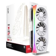 XFX Mercury AMD Radeon RX 9070 XT OC Gaming Edition , 16GB GDDR6 256-Bit Memory, 3100 MHz Boost Clock, 4096 Stream Processors, 20 Gbps Memory Clock, PCI Express 5.0 , White product image