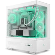 DeepCool CH690 DIGITAL Mid Tower w/ Semi-Glass Panel & Digital Display For Real-Time Monitoring Support 420mm Radiator & Rear Connector , White product image