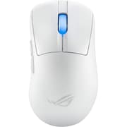ASUS ROG Keris II Ace Ultralight 54g Ergonomic Gaming Mouse, 42,000-dpi ROG AimPoint Pro Sensor, ROG SpeedNova Wireless, Micro Switches, 4,000/8,000 Hz Polling Rate Booster, White product image