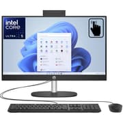 HP All-in-One 24-cr1009ne PC (2024) NEW Intel Core Ultra 5 12-Cores w/ 24" IPS Full HD 99% sRGB Touch Display & DDR5 Memory - Black product image