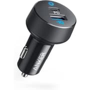 Anker USB C Car Charger, Compact 32W 2-Port, LED Indicator Type C Charger with 20W Power Delivery & 12W PowerIQ, Compatible with iPhone 15 14 13 12 Series, Pixel 3 2 XL, iPad Pro & More Devices product image
