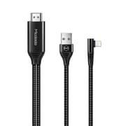 Mcdodo CA-6400 Lightning to HDMI 4K with USB Port HD Adapter TV Cable 2M 90 Degree for iPhone iPad product image