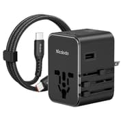 Mcdodo CP-3270 MDD G5 Series 45W 3 USB-C + 2 USB-A Universal Travel Power Adapter Charger with USB-C to USB-C Cable - Black product image