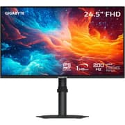 GIGABYTE G25F2 25" Super Speed IPS Full HD 1ms 200Hz 120% sRGB HDR 10 AMD FreeSync Height Adjustable w/ 2x HDMI & 1x DP Interface & Speakers - Black product image