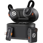 Hollyland Lark M2S Mini Wireless Microphone System, Camera RX+Type-C RX, for Camera/iPhone/Android/Laptop, Titanium Clip, 300m Range, 20 Hz - 20 kHz Frequency Response - Black product image