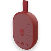 Skullcandy Ounce Wireless Bluetooth Speaker - IPX7 Waterproof Mini Portable Speaker with 16 Hour Battery, Downward Firing Passive Radiator, and Ballistic Nylon Carry Strap - Red product image