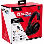 HyperX Cloud III S (2025) Wireless 2.4GHz & Bluetooth 53mm Angled Drivers Memory Foam Durable Frame 10mm Microphone up to 120-hour Battery For PC; Mac; PS5; Mobile; Switch - Red product image