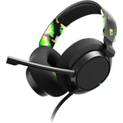 Skullcandy SLYR Pro Multi-Platform Wired Gaming Headset for Xbox, Removable Mic, Lightweight Design, Ultra-Soft Memory Foam Ear Cushions, Mute and Volume Controls, PC, Xbox, PlayStation - Black\Green product image