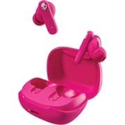 Skullcandy SMOKIN Buds Wireless Earbuds, Bluetooth Headphones, Noise Isolating Fit, Up to 20 Hours Battery, IPX4 Sweat and Water Resistant, Microphone for iPhone Android - Pink product image