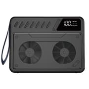 WiWU Wi-P058 60000mAh Power Bank 100W PD Fast Charging 2X USB-A + 3X USB-C Portable Charger with 6 Cell Battery for Laptop Phone Tablet Travel Backup - Black product image