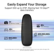 ASUS Cobble USB-C 3.2 Gen 2x1 SSD Enclosure (up to 10 Gbps Transmission, Dual M.2 NVMe PCIe and SATA Interfaces, M.2 Q-Latch, IP55 Water and Dust Protection, Windows, macOS) Black product image