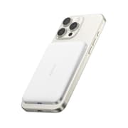 Anker Nano Power Bank, Ultra-Slim 5,000mAh Magnetic Battery Pack, Qi2 Certified 15W Max Ultra-Fast MagSafe-Compatible Portable Charger, Ergonomic Design, For iPhone 16/15/14/13/12 - White product image
