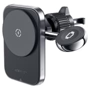 ACEFAST D18 in-car 2-in-1 Magsafe / Qi Inductive Mobile and iWatch Wireless Charging Car Holder, Convenient, fast, and efficient, 2.5W / 5W / 7.5W / 10W / 15W output - Black product image