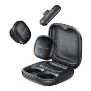ACEFAST R1 Wireless Lavalier Dual Microphone For iPhone Android USB-C 360° Omnidirectional Deep AI Noise Cancellation - Black product image