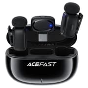 ACEFAST R2 Wireless Lavalier Dual Microphone For iPhone Android USB-C AI Noise Reduction Low Latency Lossless Sound Mics - Black product image