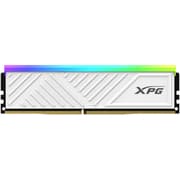 ADATA XPG SPECTRIX D35G 8GB RGB DDR4 Desktop Memory, 3600 MHz Clock Speed, CL18 Latency, Supports Intel XMP 2.0, 1.35V, RoHS Compliant, White product image