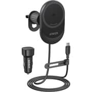 Anker MagSafe iPhone 16 Wireless Car Charger Compatible, MagGo 15W Fast Car Charger, 360° Adjustable Angle and Strong Magnets, Car Phone Holder Mount, for iPhone 16/15/14 Series (Adapter Included) product image