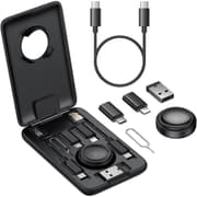 Mcdodo 8-in-1 Multi-Functional Digital Storage Case, Appl-eWatch Charger, Type-C Cable, TYPE-C to TYPE-A, Micro USB/Lighting Converter, Nano SIM Card Slot, SD Card Slot, Card Pins, Data Transfer, Fast product image
