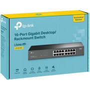 Tp-link LS1016G 16-Port Gigabit Desktop/Rackmount Switch, Fanless Silent Operation, 32Gbps Switching Capacity, Energy-Efficient Technology, Plug & Play for Home & Office Networks product image