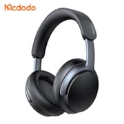 Mcdodo HP-1420 Active Noise Cancelling Headphones Long Music Foldable Design, up to 56H Normal Mode and 35H ANC Mode, Crystal-Clear Calls for Office/Flights - Black product image
