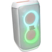 JBL Partybox Club 120 Portable Party Speaker, 160W Output Power, Bluetooth 5.3, Futuristic Lightshow, Up to 12 Hours of Play Time, Auracast Connection, IPX4 Rated Protection - White product image