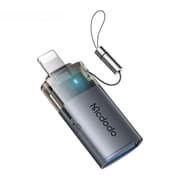 Mcdodo USB to Lightning Adapter with Micro SD Card Slot,TF Card Reader, Lightning to USB 3.0 OTG Adapter Support Camera Mouse Keyboard Connect U Disk, Fit iPhone product image