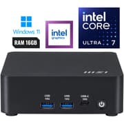 MSI CUBI NUC AI 1UMG (2025) Mini PC Barebone Intel Core Ultra 7 155H 16-Cores High-Performance Processor w/ Supporting up to 4 Displays & Dual 2.5G LAN VESA Mountable product image