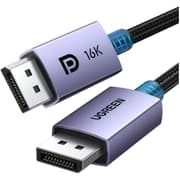 UGREEN 16K DisplayPort Cable 2.1 [VESA Certified] DP2.0 40Gbps Support 8K@240Hz 4K@240Hz HDR, HDCP, DSC 1.2a, Braided Display Port Cable Cord Compatible FreeSync G-Sync Video Card Monitor, 2M product image