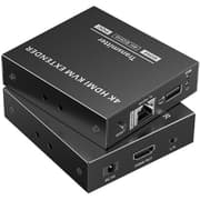Lenkeng LKV565KVM-P Point-to-Point 4K 60Hz HDMI HDR KVM Extender Extender Kit up to 70M Zero-Latency KVM Function, 3.5mm Stereo Audio Output product image