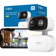Tapo C216 2K 3MP Outdoor Camera 360°Pan/Tilt, IP65 Color Night Vision, Security Camera Outdoor WiFi, Smart AI Detection,Spotlights, Indoor Cameras House Security, CCTV, Alexa/Google product image