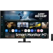 SAMSUNG M7 43" M70F Smart Monitor VA 4K UHD Resolution, 60Hz Refresh Rate, 4ms (GtG) Response Time, Tizen Operating System, WIFI5 & BT5.2 Connectivity, Black Built In Speakers & Remote product image