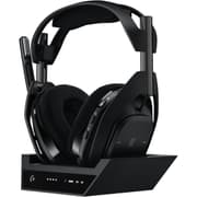 Logitech G Astro A50 X Omni-Platform Wireless Gaming Headset + Base Station for PS5, Xbox, PC: PLAYSYNC Video & Audio Switcher, HDMI 2.1 4K 120Hz VRR, <24 bit/48 kHz, 24hr Battery, 2.4GHz & BT - Black product image