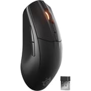 SteelSeries Rival 3 Wireless Gen 2 Gaming Mouse 2.4GHz and Bluetooth 18000 DPI TrueMove Air Optical Sensor 60 Million Click Durability Light-Weight 100% PTFE Feet , Black product image