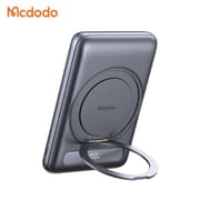 Mcdodo MC-8361 Magnetic Power Bank 5000mAh with Screen Slim Metal Rotating Stand 20W Fast Charging Design for Office/Home Use - Black product image