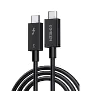 UGREEN 240W 80Gbps Thunderbolt 5 Cable with 120Gbps Bandwidth Boost, Intel Certified USB C Cable, 16K/8K@60Hz Compatible with Thunderbolt 4, USB4, iPhone 17 Pro Max, MacBook Pro, Dell XPS, Hub, 1M - Black product image