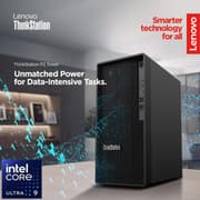 Lenovo ThinkStation P2 Tower Workstation Gen 2 (2025) NEW Intel® Ultra 9 Gen II 285K 24-Cores AI-Optimized Performance , ISV Certified , Secure, Durable & Reliable w/ Upgradable Graphic Card & 3 Years Warranty - Black product image