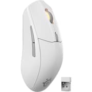 SteelSeries Rival 3 Wireless Gen 2 Gaming Mouse 2.4GHz and Bluetooth 18000 DPI TrueMove Air Optical Sensor 60 Million Click Durability Light-Weight 100% PTFE Feet , White product image