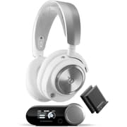 SteelSeries Arctis Nova Pro Wireless Multi-System Gaming Headset - Neodymium Magnetic Drivers - Active Noise Cancellation - Infinity Power System - Gen 2 Mic - PS5, PS4, PC, Switch, Mobile - White product image