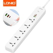 LDNIO SC5319 Multi Socket Extension Lead with 5 AC 3 USB Power Socket Plug Extender 2M product image