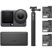 DJI Osmo Action 6 Adventure Combo, 38MP 1/1.1" Square CMOS Sensor, 155° FOV, Up to UHD 4K120 Video, 8K Still Photos, 3 Stereo Mics, OsmoAudio, Voice Control, Waterproof to 65.6', Black product image