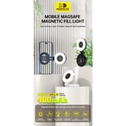 KOOSDA KR-L12 Magnetic Selfie Light Portable USB Rechargeable Adjustable Brightness Magnetic fill Pocket Light product image
