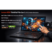Lenovo NEW ThinkPad P16v Gen 3 (2025) Mobile Workstation Intel® Ultra 9 285H HIGH Performance 16-Core Intel® AI Boost w/ NVIDIA® RTX PRO 2000 Blackwell 8GB DDR7 Graphic Card & HUGE Memory & OLED 4K Touch Screen product image