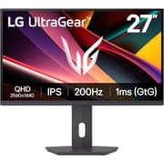 LG UltraGear 27G610A 27" IPS 2K 200Hz 1ms HDR10 & sRGB 99% FreeSync™ Premium Adjustable Stand w/ 2x HDMI, DisplayPort - Black product image