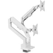 Arozzi Alzare Neo Duo Gas Spring Dual Monitor Arm Support up to 9KG 360° Screen Rotation Adjustable Height & Full Motion - White product image