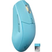 SteelSeries Rival 3 Wireless Gen 2 Gaming Mouse 2.4GHz and Bluetooth 18000 DPI TrueMove Air Optical Sensor 60 Million Click Durability Light-Weight 100% PTFE Feet , Aqua product image