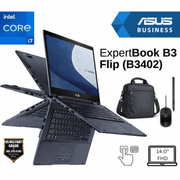 Asus ExpertBook B3 Flip (2024) B3402FVA Intel 13Gen Intel Core i7 10-Cores Business Class Military-Grade Aluminum 2-in-1 Touch Display product image