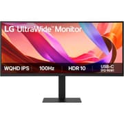 LG 34U650A-B 34" IPS Curved 3800R UltraWide™ QHD HDR 10 Adjustable Stand ALL-in-One USB C 96w DP & 2x 7w Speakers - Black product image