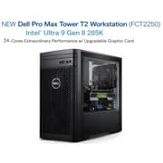 Dell Pro Max Tower T2 Workstation FCT2250 (2025) NEW Intel® Ultra 9 Gen II 285K 24-Cores Extraordinary Performance w/ Upgradable Graphic Card & 3 Years Warranty - Black product image